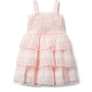 Janie and Jack Girls Embroidered Dress Size 5